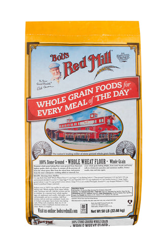 Whole Wheat Flour by Bob's Red Mill – 800 Ounce (Pack of 1)