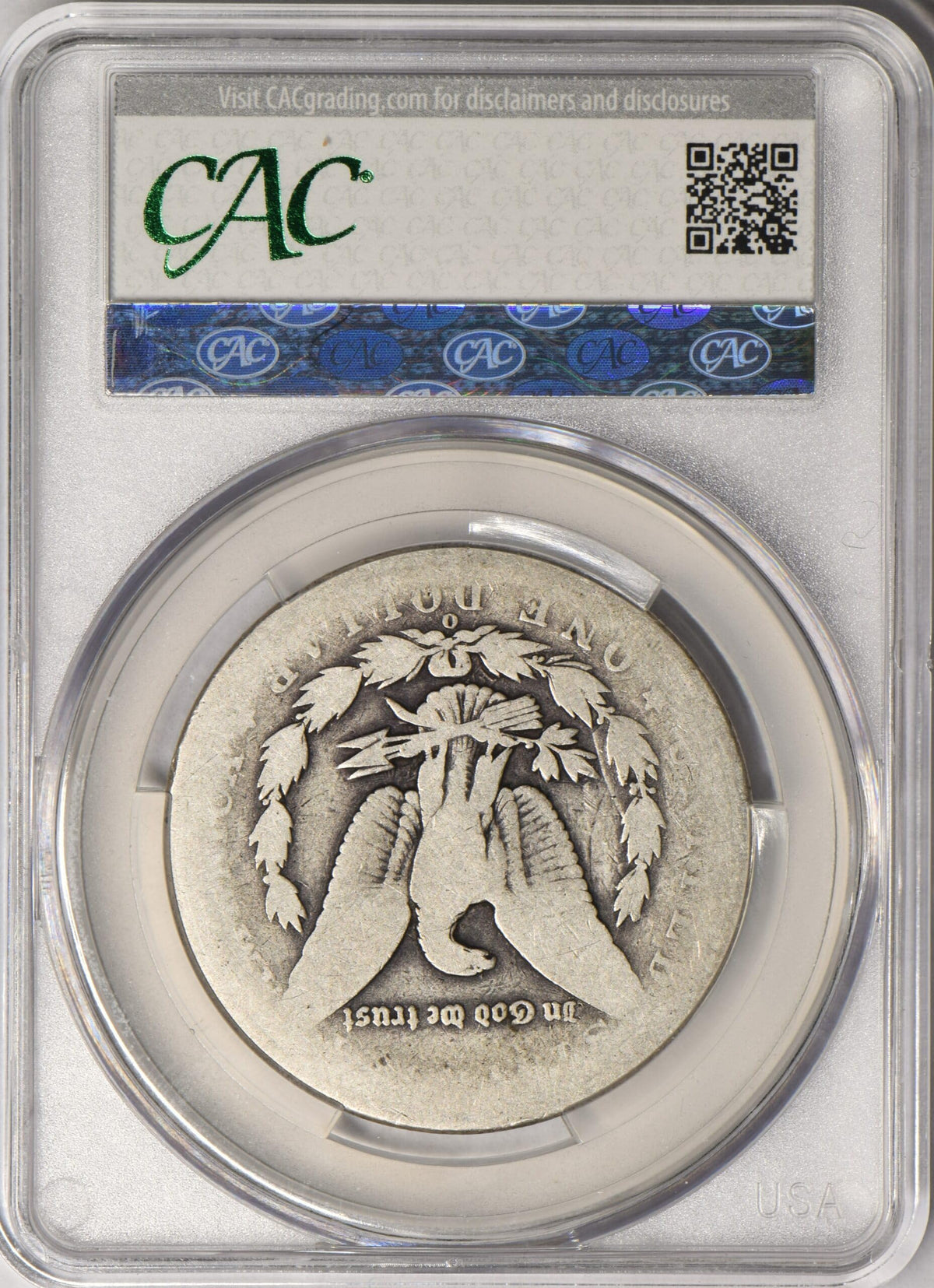 1891-O E Clash Reverse Morgan Dollar CAC FR 2; VAM-1A1; Lowball VAM! by Generic – Silver