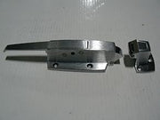 Component Hardware 1/8 to 3/8" Offset Satin Chrome Walk-in Cooler Door Safety Latch with Strike