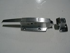 Component Hardware 1/8 to 3/8" Offset Satin Chrome Walk-in Cooler Door Safety Latch with Strike