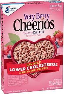 Very Berry Cheerios, Gluten Free, Breakfast Cereal, 10.9 oz Box