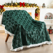 Remagr Christmas Tree Throw, 50 x 60 Inches, Green