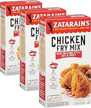 Zatarain's New Orleans Style Hot & Spicy Chicken Fry Mix, 9 oz (Pack of 3)