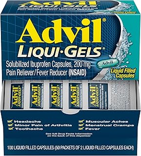 Liqui-Gels Pain Reliever and Fever Reducer by Advil – Model 305730169028