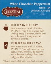 Celestial Seasonings White Chocolate Peppermint / 20 Count (Pack of 2) / No Color White