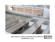 40" Natural Gas Grill with Made in USA 32" Double Door Package Deal by Lion Premium Grills – Stainless Steel, Model L90000