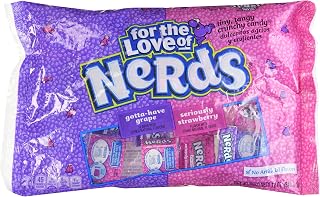 Wonka Grape & Strawberry Nerds - 10 oz
