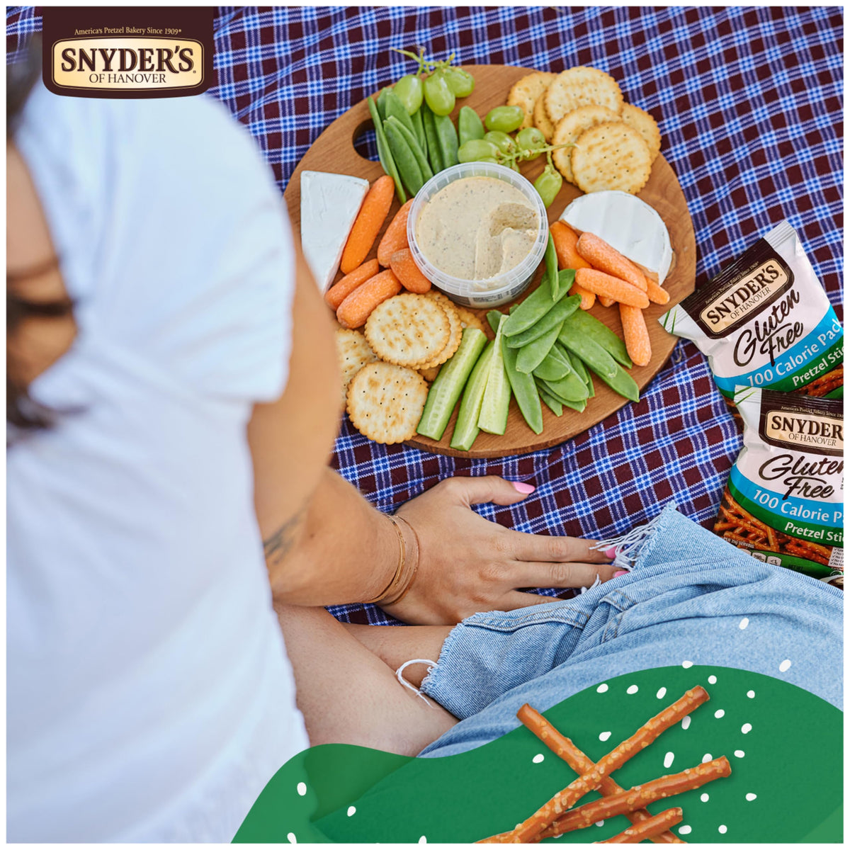 Gluten Free Pretzel Sticks by Snyder's of Hanover – 0.9 Ounce (Pack of 24), Model 107011