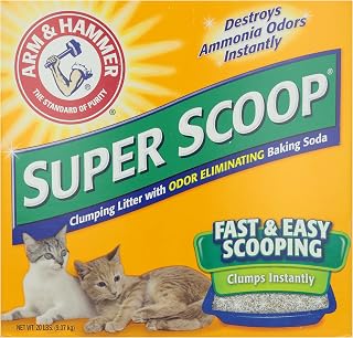 Arm & Hammer Scoopable Super Clumping Fresh Cat Litter, 20 lb