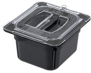Carlisle FoodService Products Black / 4 Inches / Pack of 6 Storage & Transport