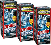 Drano Kitchen Granules Clog Remover, 8.8 oz (Pack of 3)