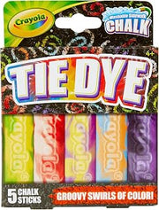 Crayola Tie Dye Chalk 5ct