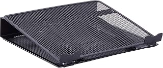 Lorell LLR80620, Mesh Laptop Stand, 1 Each, Black
