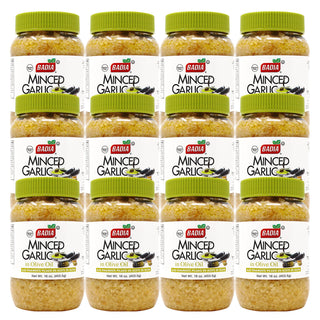 Minced Garlic in Olive Oil by Badia – 16 Ounce (Pack of 12), Pack of 12