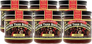 Better Than Bouillon Culinary Collection Base, Adobo Base, Contains 38 Servings Per Jar, 8-Ounce Glass Jar (Pack of 6)