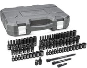 GEARWRENCH 71 Piece 1/4" Drive 6 Pt SAE/mm Master Impact Socket Set | 84903