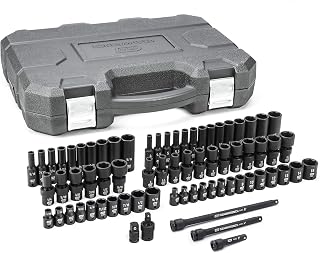 GEARWRENCH 71 Piece 1/4" Drive 6 Pt SAE/mm Master Impact Socket Set | 84903