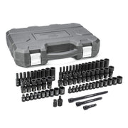 71 Piece 1/4" Drive 6 Pt SAE/mm Master Impact Socket Set by GEARWRENCH – 1/4" Drive, Chrome Molybdenum Steel, Model 84903