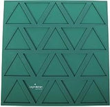 Dehydrator Triangle Chip Mold Shape Silicone Sheet Mat for Excalibur Dehydrating 14" x 14" Raw Tortilla Cracker Cookie Drying Bright Kitchen Brand