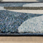 Strada / STR by Oriental Weavers – 5'3" x 7'3", Nylon, Blue/ Grey, Model SSTR03160230ST