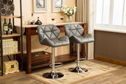 Roundhill Furniture Grey / 20.5 x 20.63 x (35-43.25) / Contemporary Barstools