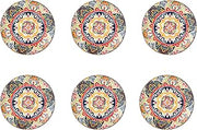 10 Strawberry Street Fiesta Bloom Salad Plate, Set of 6