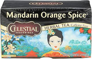 Celestial Seasonings Herbal Tea, Mandarin Orange Spice®, Caffeine Free, 20 Tea Bags, 1.9 oz (55 g)