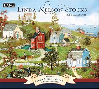 LANG Linda Nelson Stocks 2024 Wall Calendar (24991001924) Multi