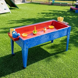 Constructive Playthings Indoor/Outdoor Sand & Water Sensory Activity Table