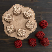 Nordic Ware Toffee / 2.25 cups / Rosebud Cakelet Specialty & Novelty Cake Pans