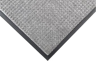 Notrax 166 Guzzler Entrance Mat, for Lobbies and Entranceways, 3' Width x 5' Length x 1/4" Thickness, Gray