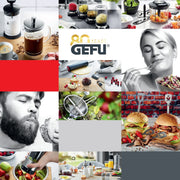 Julienne Slicer by GEFU – One Size, Plastic, High Grade Stainless steel, Silver / Black, Model GF24-50441