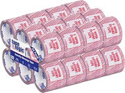 Tape Logic TLT905ST01 Security Tape, "Tamper Evident", 2.5 Mil, 3" x 110 yds, Red/White, 24/Case