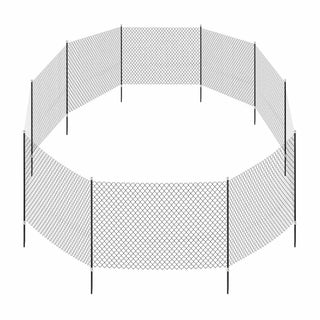 Portable Pet Fence by Trixie – Plastic, Black, Model 39539