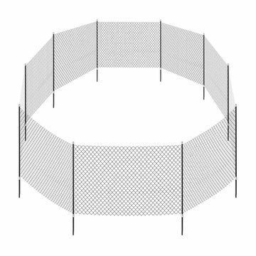 Portable Pet Fence by Trixie – Plastic, Black, Model 39539