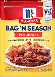 McCormick Bag 'n Season Pot Roast Cooking Bag & Seasoning Mix, 0.81 oz