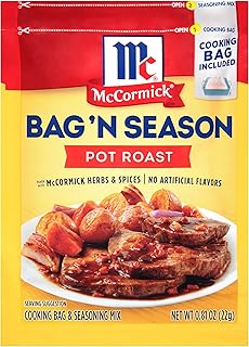 McCormick Bag 'n Season Pot Roast Cooking Bag & Seasoning Mix, 0.81 oz