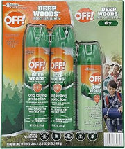OFF! Deep Woods and Deep Woods Dry Mosquito Insect Repellent Combo Pack