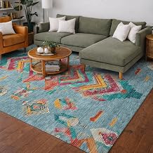 Addison Rugs Chantille ACN2661 Teal 5' x 7'6" Indoor/Outdoor, Machine Washable, Easy Clean, Non Shedding, Bedroom, Living Room, Dining Room, Kitchen, Patio Rug