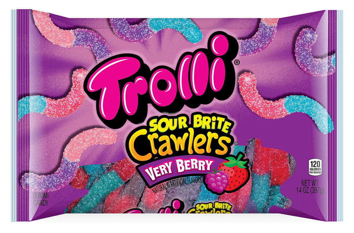 Trolli Candy / 14 Ounce (Pack of 12) / Worm Gummy Candy