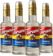 Torani Vanilla Flavored Drink Syrup, 12.7 fl oz, 4 Pack