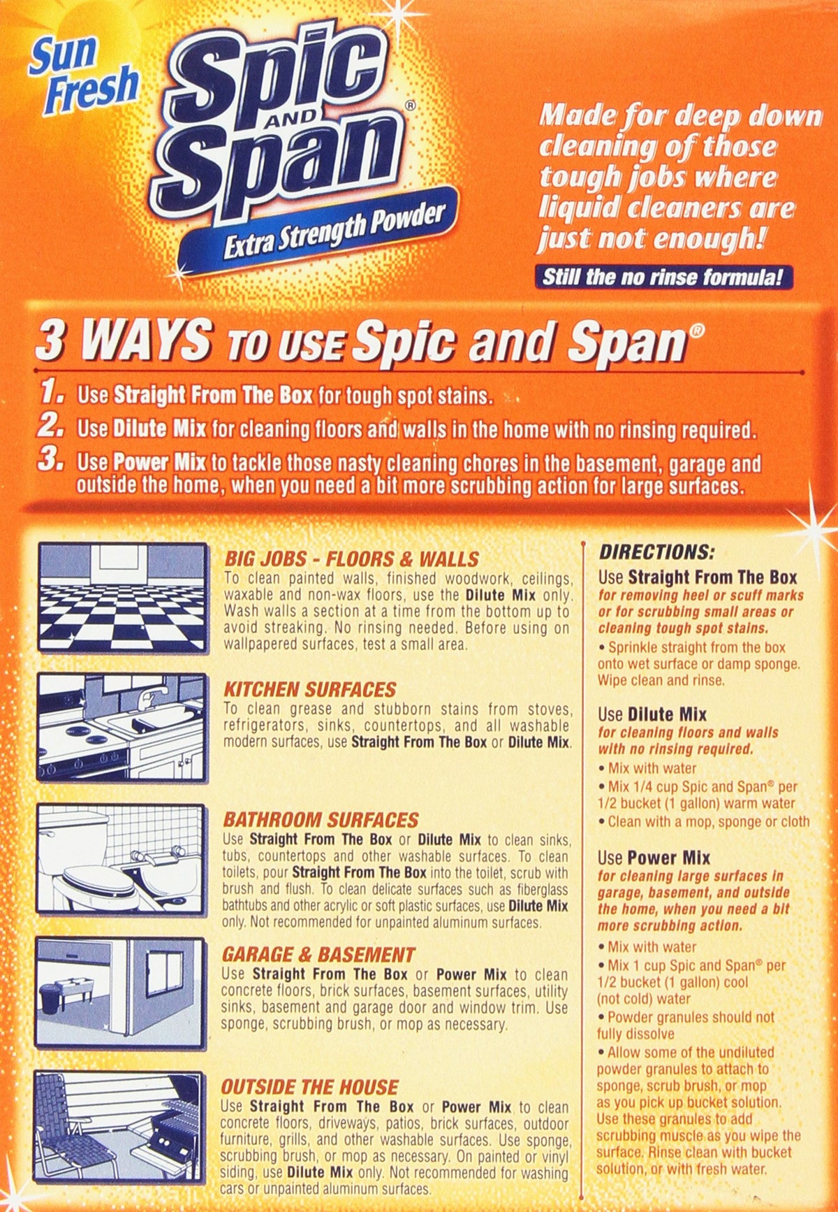 ® Extra Strength Powder: Sun Fresh 27 OZ by Spic And Span – 27 Ounce (Pack of 1), Sun Fresh, Model 00190