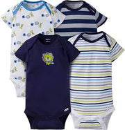 Gerber Unisex Baby 4 Pack Onesies