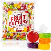 Stock Your Home Hard Candy Individually Wrapped, 1 lb, Assorted Fruit Candy | Assorted Hard Candies, Cherry, Orange, Lemon, Green Apple, Grape, For Office, Events, Holidays, Birthdays, Pinata, Candy Dish