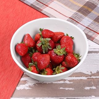 Elite Global Solutions RT83R-OW Round Bowl, 8" Dia. x 3 1/4" h., Melamine, Off White (Pack of 6)