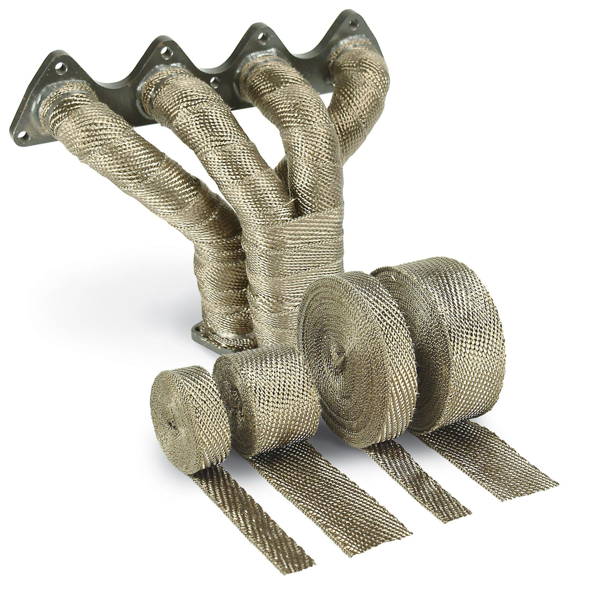 Design Engineering 2" x 100' / Titanium / 1 Heat Wrap, Matting & Sleeving