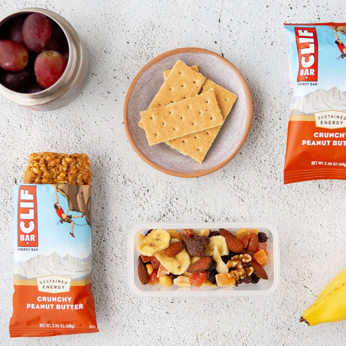 Protein Energy Bars by CLIF Bar – 15 Count, Crunchy Peanut Butter, Pack of 15