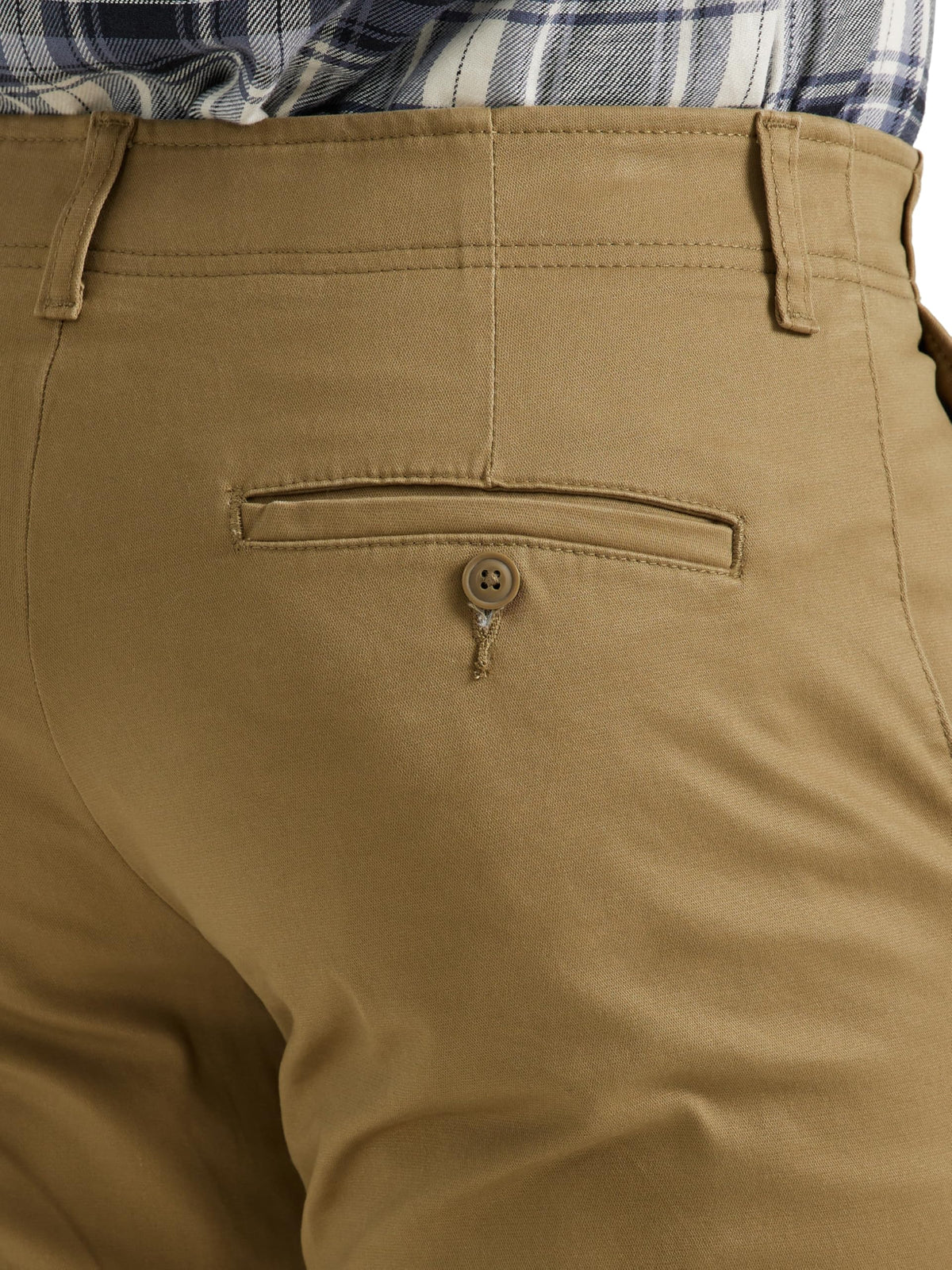 Men's Extreme Motion Flat Front Regular Straight Pant Bronze 36W x 32L by Lee – Cotton, Bronze, Model 4273516