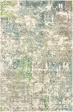 Oriental Weavers Formations Hand-Made Area Rug - 70007-9' x 12' - in Blue/Green - Modern Style, Hand-Made Viscose Rugs, Dining, Living Room Rug