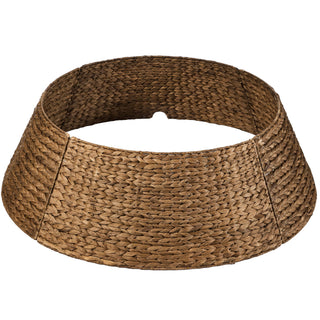 Best Choice Products Woven Tree Collar, 36 Inch Hyacinth Rattan, Chestnut